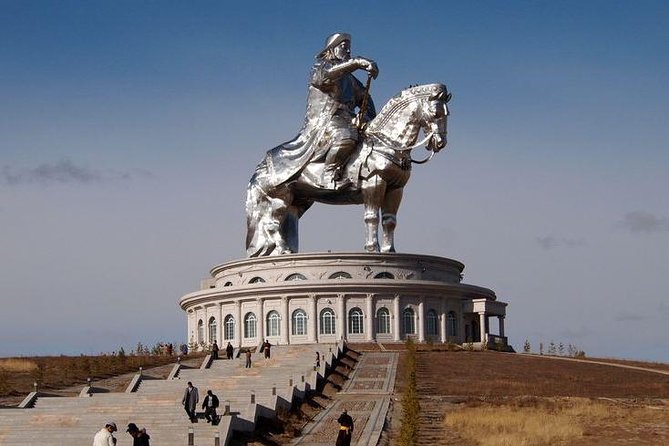 Genghis Khan Statue Complex plus bonus of Terelj National Park - Aryabal Monastery hike, calm walking with big views
