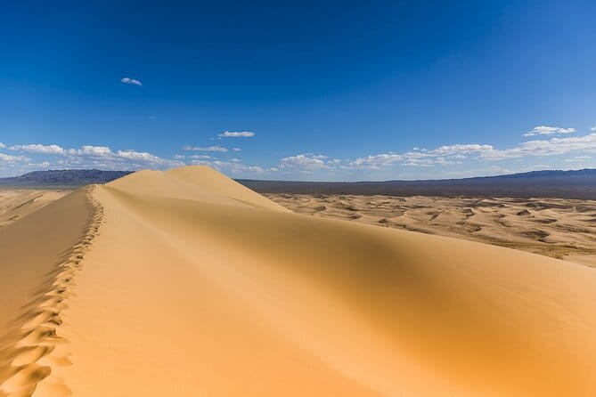 Gobi tour Mongolia 7 Days - Day 3 Tsagaan Suvarga hike: limestone colors and marine fossils