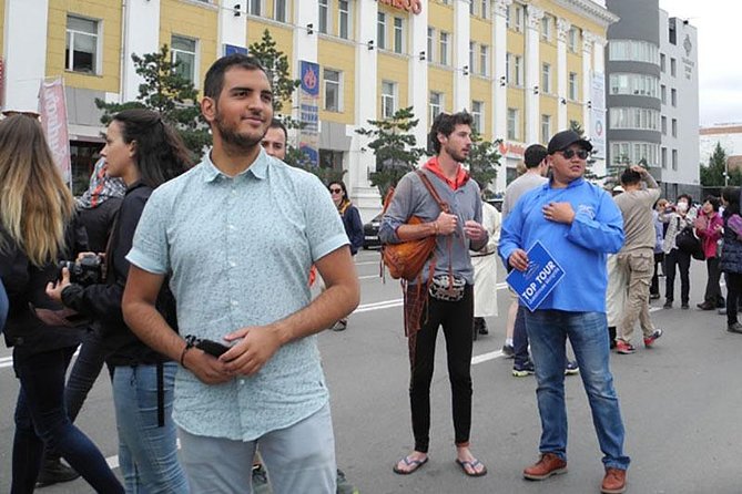 Naadam Festival 2025 a day trip - The festival day starts with horses and horsetails at Parliament