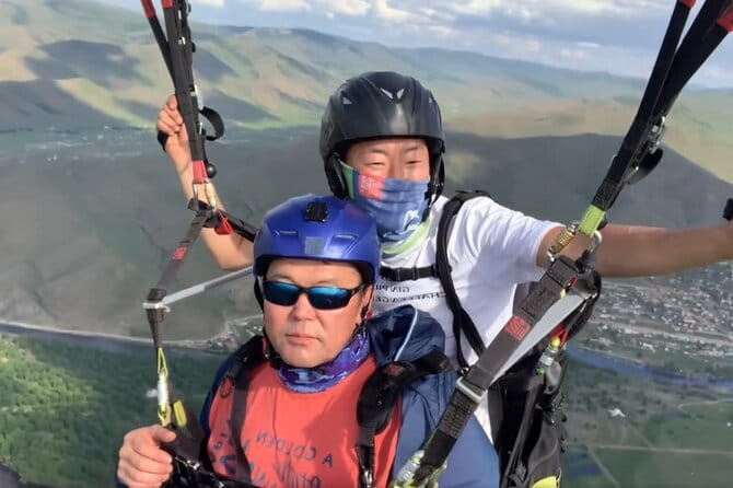 Private Tandem Paragliding Experience at Bayanzurkh Mountain - The rocky path and stairs part: what to expect before you fly